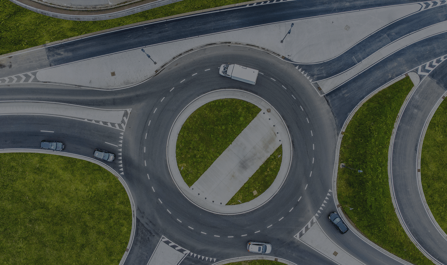 Photo d'un rond point fait par joly